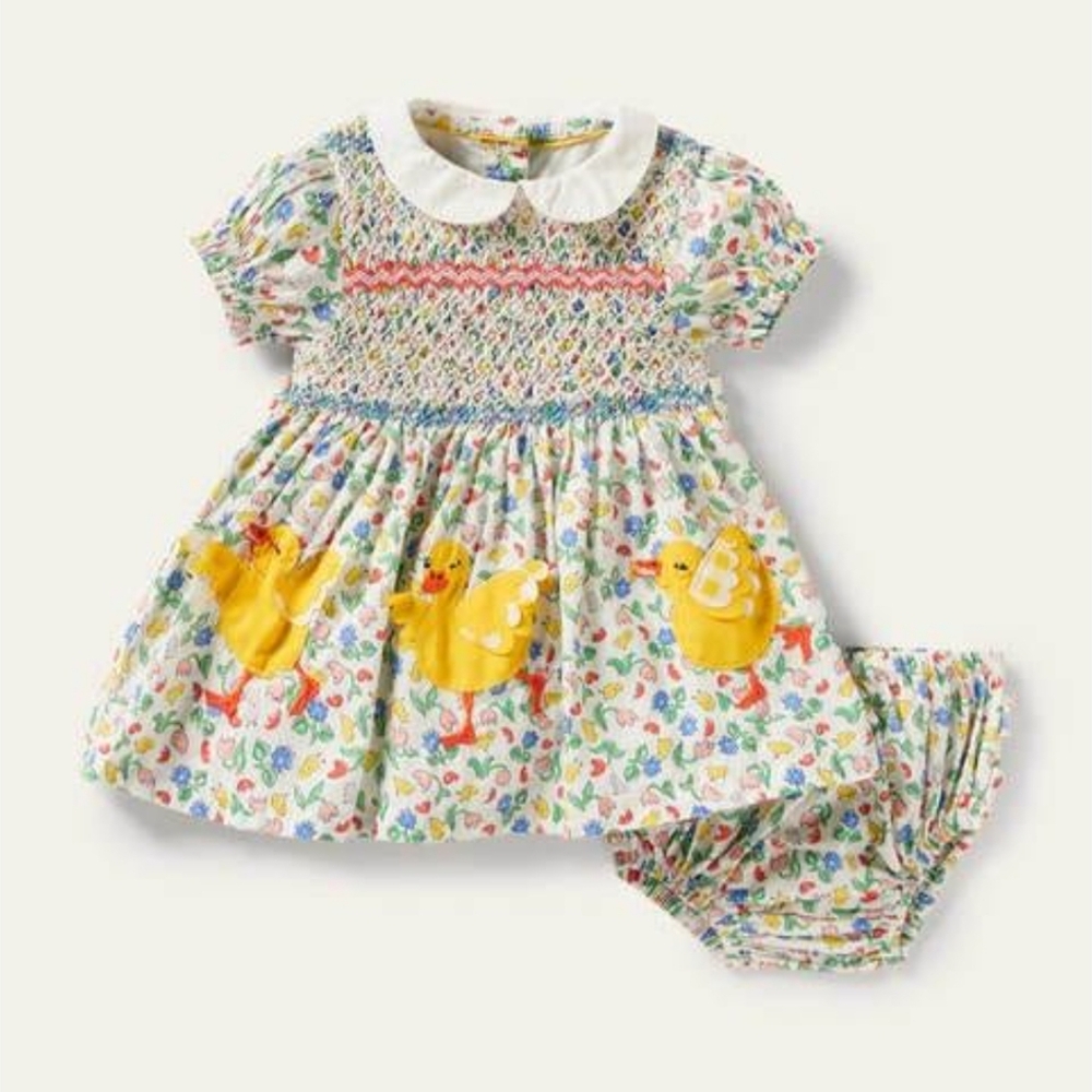 Baby Boden Easter Dress 3-6 Months